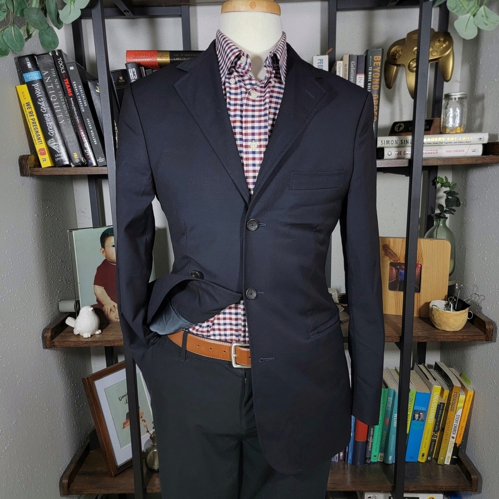 J. Crew Factory Men's Navy Sport Coat